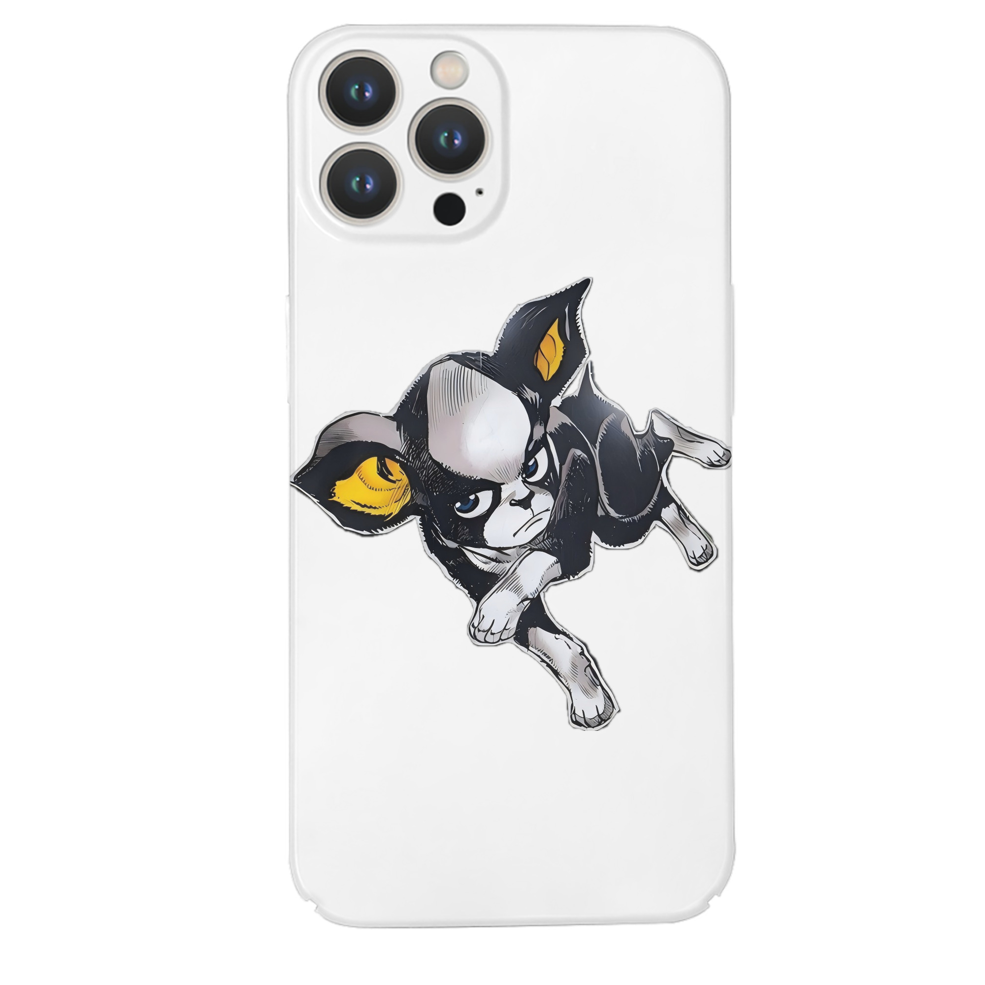 （画像用） ジョジョの奇妙な冒険 イギー JoJo's Bizarre Adventure Iggy 【iPhone 14シリーズ対応】ハードケース